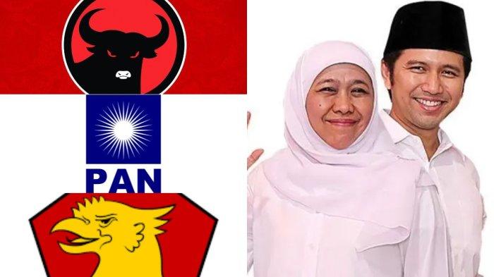 Sindir Manuver PDIP di Pilgub Jatim PAN Pasang Badan Paket Khofifah-Emil Dardak, Gerindra Beda Sikap