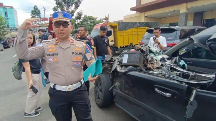 MOBIL ANGKUT NARKOBA - Kanit 3 PJR Ditlantas Polda Lampung