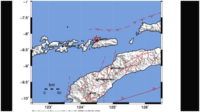 Gempa Bumi 2.8 Hantam NTT Minggu 10 September 2023, 17 Km dari Alor dan Kedalaman 12 Km