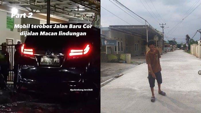 Pemilik Mobil Alphard Dituntut Ganti Rugi Rp8 Juta Usai Terobos Jalan Baru Dicor