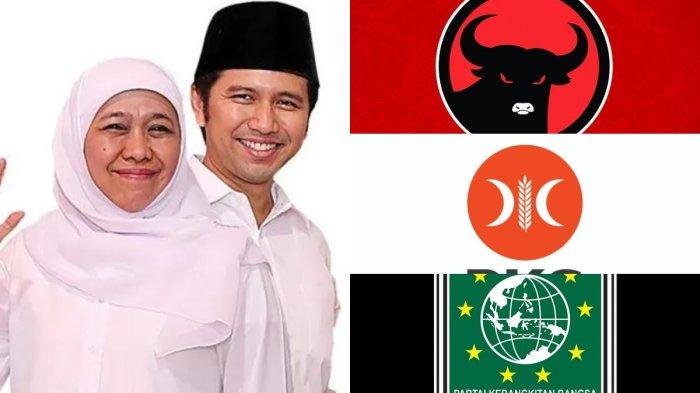 Khofifah - Emil Dardak Waspada! PDIP PKB dan PKS Potensi Galang Poros Baru di Pilgub Jatim 2024