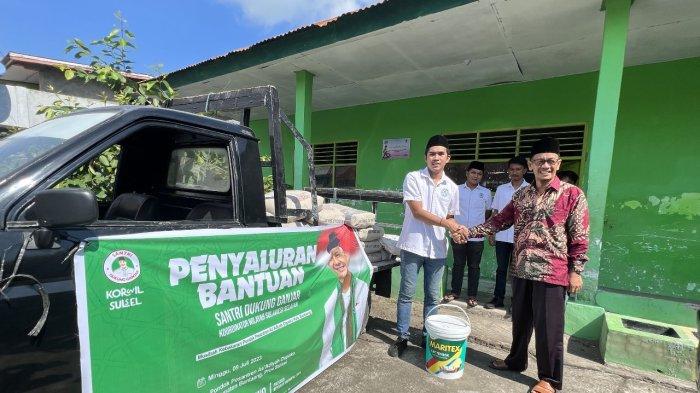 Santri Ganjar Sulsel Bantu Renovasi Asrama Ponpes As’adiyah Bantaeng