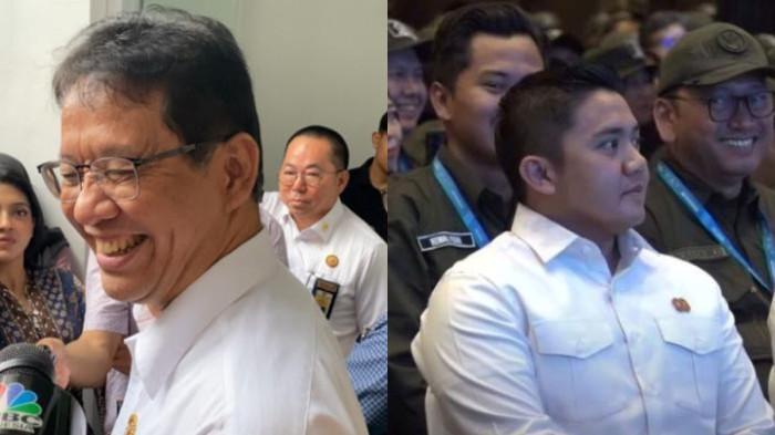 PURBAYA DAN TEDDY - Potret Menteri Keuangan Purbaya Yudhi Sadewa (kiri)