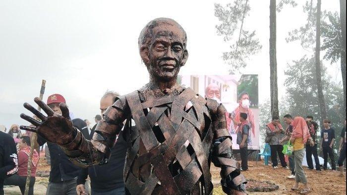 Viral Patung Jokowi Dibangun di Sumatera Utara, Pakai Dana Swadaya Rp2,5 M