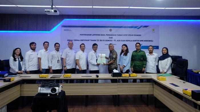 PLN Apresiasi BPN Morowali Amankan Aset Tanah dan Pembebasan Lahan Pembangunan GITET Bungku