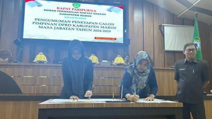 Tanpa Golkar, DPRD Maros Sulsel Tetapkan Putra Chaidir Syam Gilang Pagessa Pimpinan Definitif