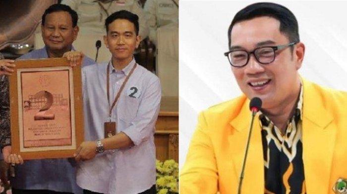 Menang Telak di Jabar Prabowo-Gibran Amankan Pilpres 2024 1 Putaran? Ridwan Kamil Ditunjuk Ketua TKD