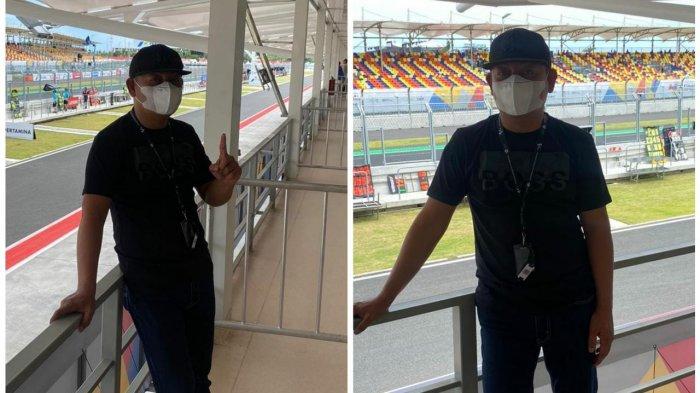 Gas Poll! RMS Nonton Langsung MotoGP di Mandalika, Berpose dengan Jari Terlunjuk