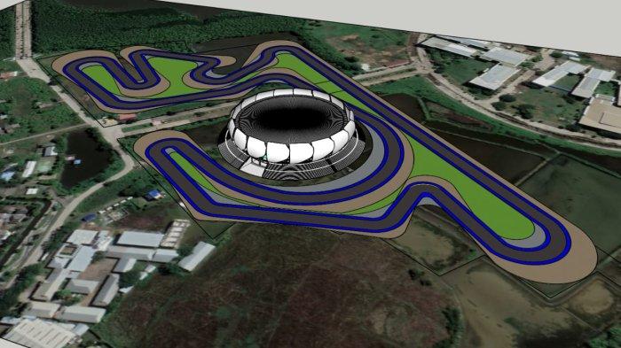 Perdana, Wali Kota Makassar Danny Pomanto Perlihatkan Desain Macca dan Sirkuit Untia