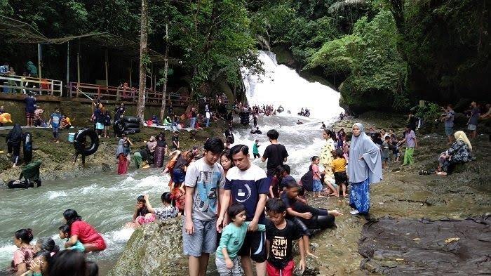 H+1 Idul Fitri, Taman Nasional Bantimurung Dipadati Pengunjung yang Libur Lebaran