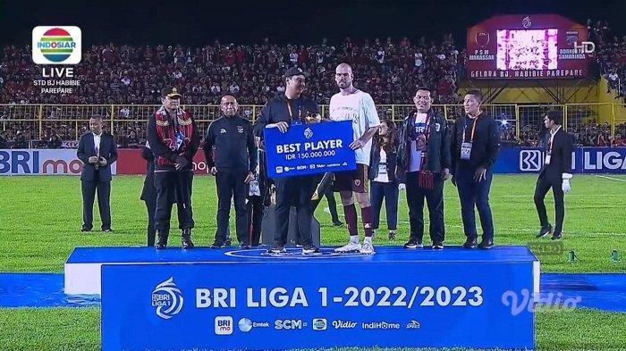 Perjalanan Wiljan Pluim Bersama PSM Makassar Raih Pemain Terbaik Liga 1, Diwarnai Satu Kartu Merah