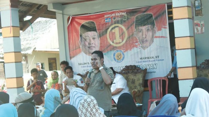 Jubir Tim Pemenangan Salim-Marwan 'Ajari' Desa Banua Baru Pilih Pemimpin