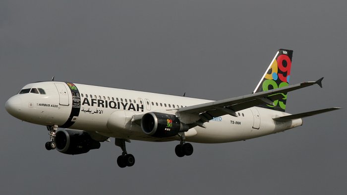 Afriqiyah Airways Terbangkan 118 Orang Dibajak dari Libya dan Mendarat di Malta