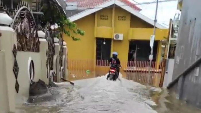 Hujan Deras, Pemukiman Warga di Kecamatan Tamalate Makassar Digenangi Air