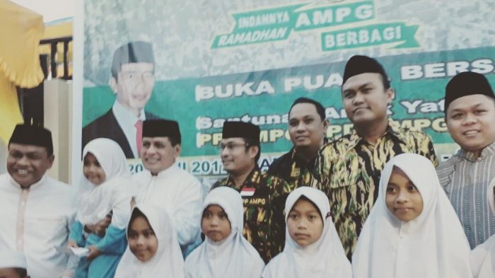 Jelang Lebaran, AMPG Santuni Anak Yatim di Bone