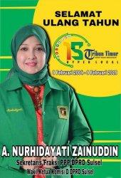 Sekretaris Fraksi PPP DPRD Sulsel Andi Nurhidayati: Berita Tribun Timur Mendidik