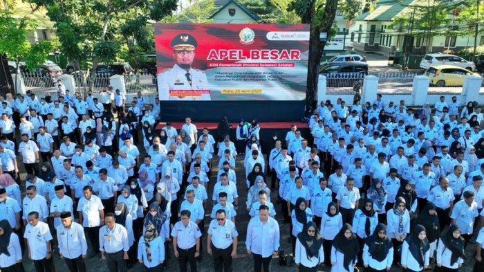Kehadiran ASN Pemprov Sulsel Capai 95 Persen, Gubernur Minta Pelayanan Masyarakat Harus Diutamakan