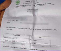 Rapid Test di Klinik Bayar Rp 250 Ribu, Begini Respon Kadinkes Enrekang