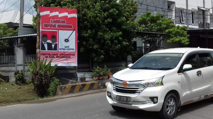 Baliho Laskar Kotak Kosong Bertebaran di Enrekang, Begini Ajakannya