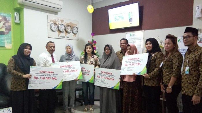 HUT ke-42, Jamsostek Makassar Bayar Santunan Rp 650 Juta