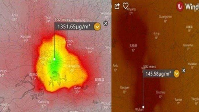 Bukan Karena Virus Corona, Ini Penyebab Kota Wuhan Merah Menyala di Gambaran Satelit