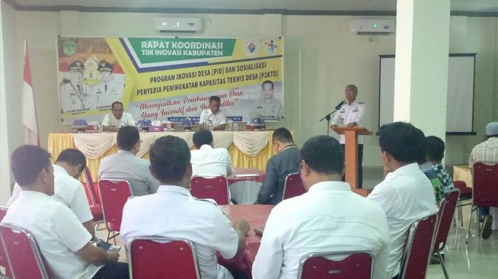 Bupati Lutim Minta Program Inovasi Desa Dukung Pengembangan Ekonomi Lokal