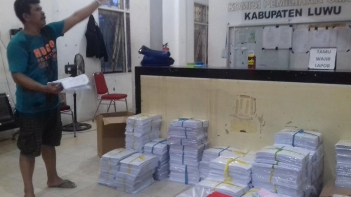 Baru Segini Kecamatan yang Terima Formulir C6 di Luwu