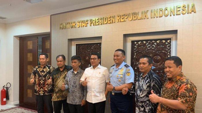 Haerul bertemu Kepala Staf Presiden, Moeldoko