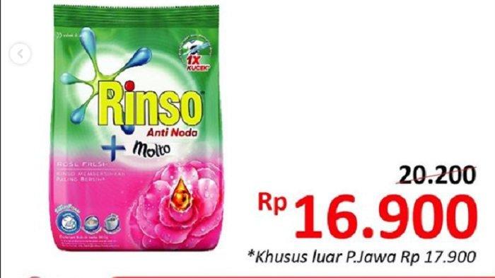 Promo Murah PDP Alfamidi Rinso Turun Harga Sisa Rp 16.900, Cek Juga Harga Biskuit Oreo & Snack Taro