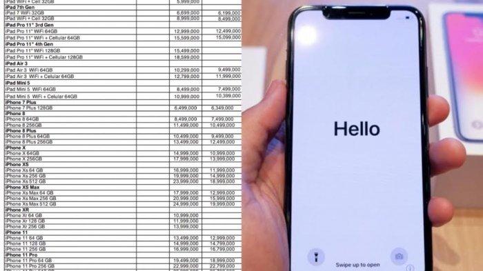 Daftar Harga HP iPhone Terbaru Juli 2020, Mulai iPhone 7 Plus, 8,11 dan 11 Pro, Ada Promo di Erafone