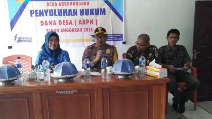 Kapolsek Panca Rijang Sidrap Ajak Masyarakat Kawal Dana Desa