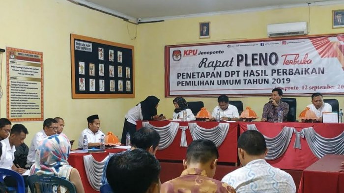 Setelah Perbaikan, Daftar Pemilih Tetap di Jeneponto Berkurang