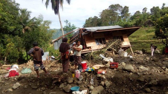 Selain Korban Jiwa, Luapan Air Sungai di Rumandan Tana Toraja Rusak Dua Rumah Warga