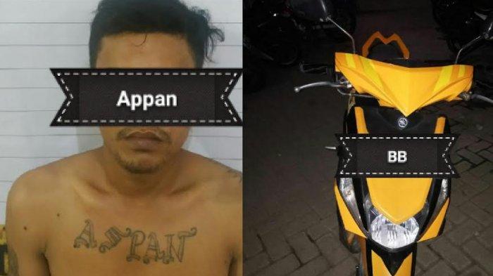 Tendang Motor Lalu Rampas Tas Korban, Betis Appan Ditembak Polsek Tamalate Makassar