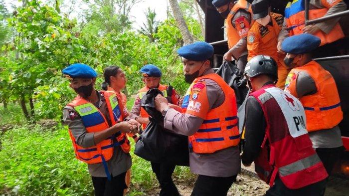 SAR Brimob Bone Temukan Warga Soppeng Hanyut di Sungai Walanae Soppeng dalam Keadaaan Meninggal