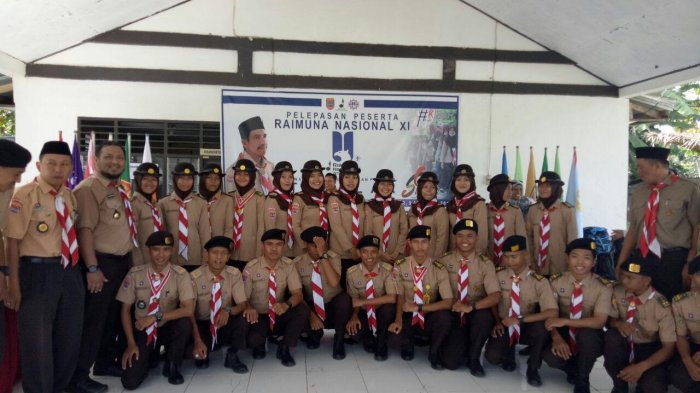 24 Anggota Pramuka Takalar Ikut Raimuna Nasional XI di Cibubur