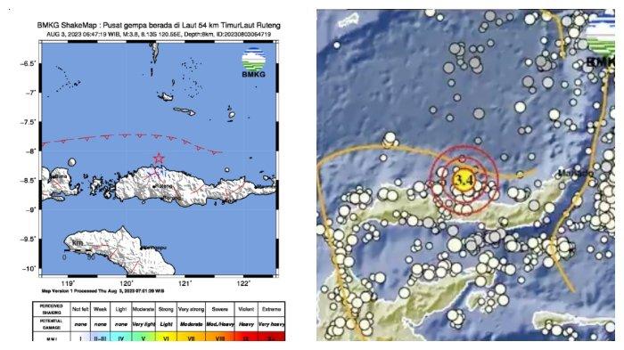 Info Gempa Bumi Hari Ini, Gorontalo Dihantam Gempa Bumi Setelah Ruteng NTT, Kekuatan Hampir Sama