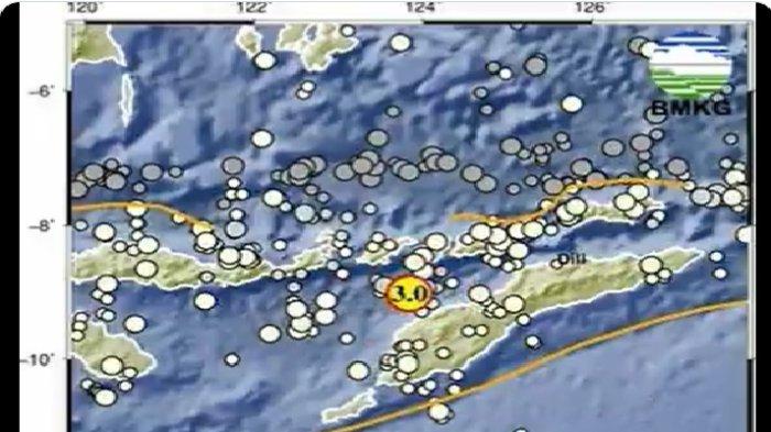 Gempa Bumi Hari Ini Kamis 19 Oktober 2023 Magnitudo 3.0 Guncang NTT, Terjadi di Kedalaman 107 Km