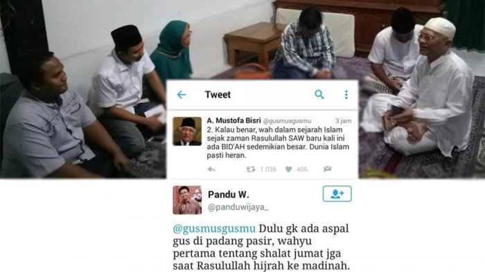 Perhatikan, Makanan Disajikan Gus Mus saat Terima Pandu 'Nd**mu' Bikin Gagal Fokus