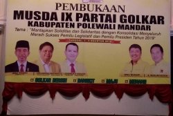 Aklamasi, Syamsul Mahmud Nahkodai Lagi Golkar Polman