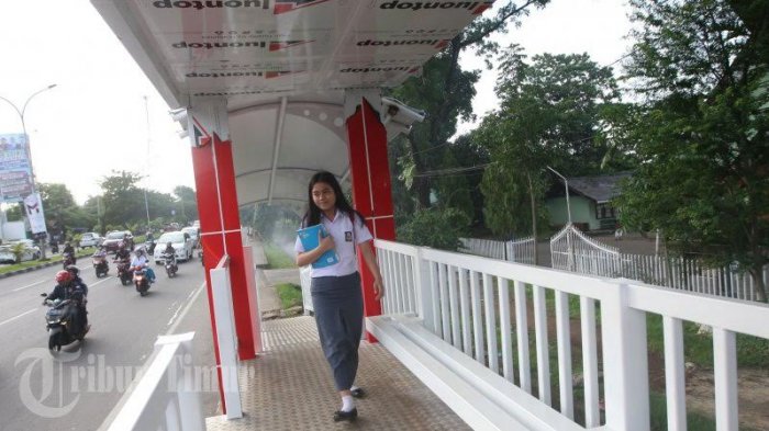 2017, Dishub Sulsel Bangun Halte BRT di Median Jalan AP Pettarani