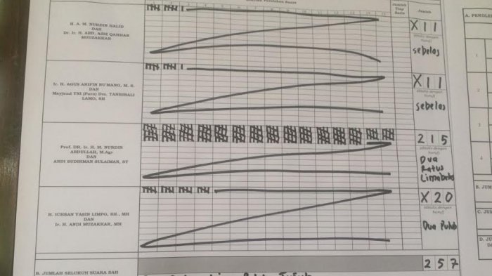 Prof Andalan Unggul di TPS 02 Rantepao Toraja Utara