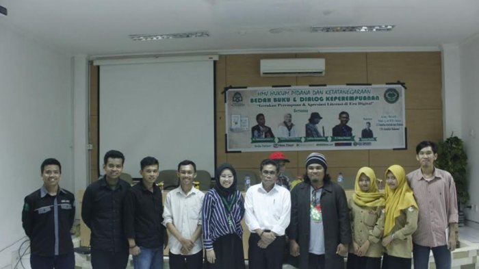 HMJ HPK Bicara Literasi dan Bedah Buku Kitab Puisi Pranala  di UIN Alauddin