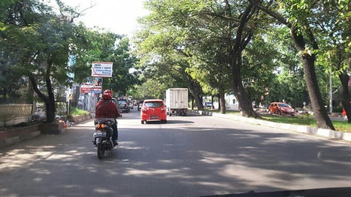 Begini Lalu Lintas di Jl Hertasning Makassar Sore Ini
