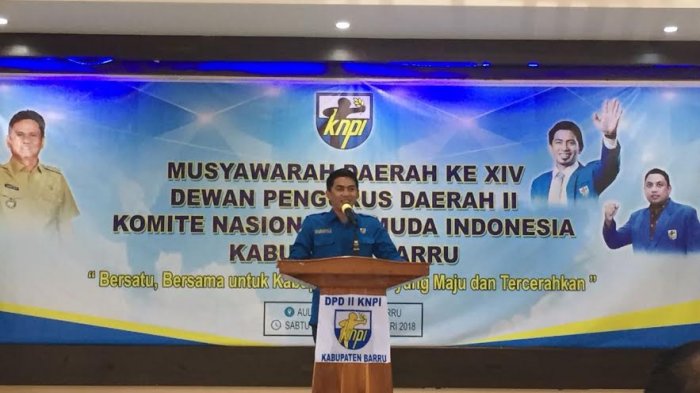 Buka Musda di Barru, Imran Eka Saputra: KNPI Wadah Gerakan Visioner Bukan Cari Untung