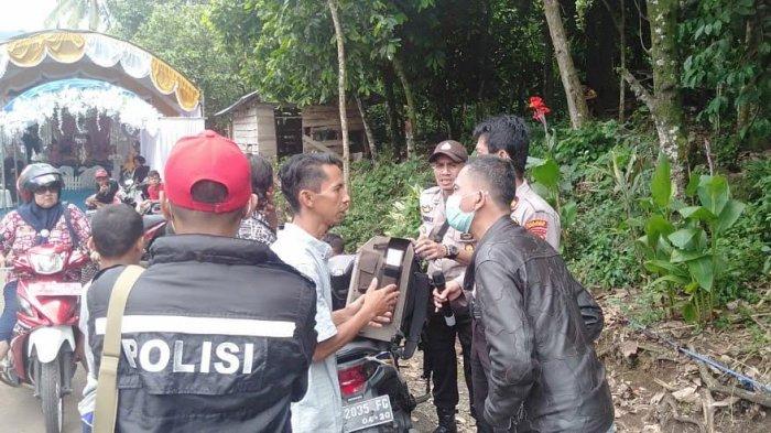 Cegah Virus Corona, Polsek Eremerasa Bubarkan Resepsi Pesta Pernikahan