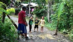 Jalan Rusak, Warga Desa Benteng Bulukumba Tanam Pohon Pisang di Badan Jalan