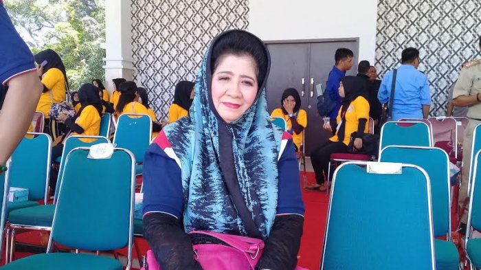 Ini Kesan Istri Bupati Wajo Setelah Ikut Senam Maumere