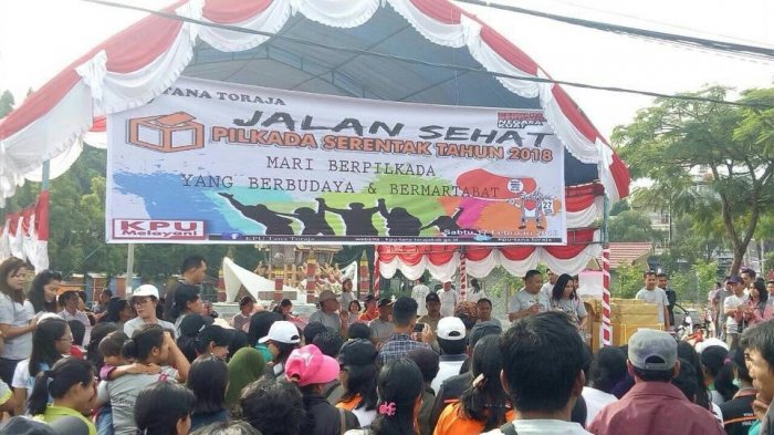 KPU Tana Toraja Kampanye Pilkada Damai