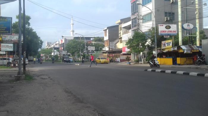 Pukul 17.07 Wita, Lalulintas di Jl Gunung Latimojong Makassar Lancar